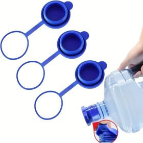 [3-piece Set]3 & 5-gallon Water Bottle Caps, Upgraded Reusable Replacement Caps, Spill-proof Caps For 55mm Water Bottles