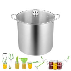 Canning Supplies Water Bath Canning Set Starter Kit (Color: As pic show, Type: 9 PCS)